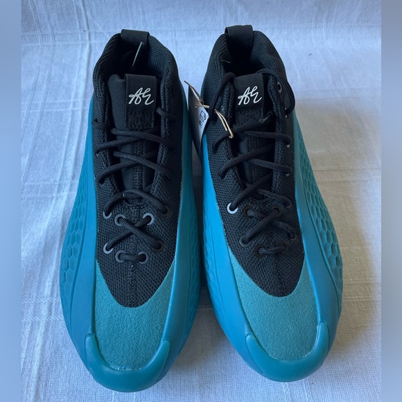 adidas AE 1 J  "New Wave" Blue Black Kids Boys Basketball Shoes Size 6 IF1884 - Picture 2 of 10